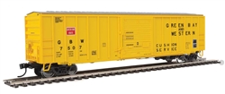 Walthers 1830 HO 50' ACF Exterior Post Boxcar Green Bay & Western #7507