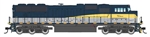 Walthers 21036 HO EMD SD70M Sound and DCC Lake State Railway #6437 Pere Marquette Heritage