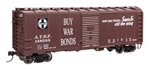 Walthers 2743 HO 40' AAR Modified 1937 Boxcar Santa Fe #148568