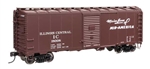 Walthers 2751 HO 40' AAR Modified 1937 Boxcar Illinois Central #18008