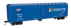 Walthers 2863 HO 50' PC&F Insulated Boxcar Mountain Pine Lumber #1009
