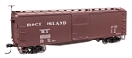 Walthers 91040195 HO 40' Double Sheathed Wood Boxcar Rock Island #155002