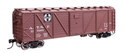 Walthers 40352 HO 40' ARA Single Sheathed Boxcar with Dreadnaught Ends Santa Fe #125928