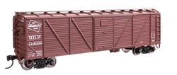 Walthers 40371 HO 40' ARA Single Sheathed Boxcar with Dreadnaught Ends Milwaukee Road #714003