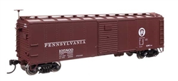 Walthers 41066 HO 40' Steel Boxcar with Murphy Ends Pennsylvania Railroad #105800