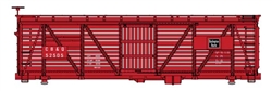Walthers 41452 HO 40' Wood Stock Car Chicago Burlington & Quincy #52537