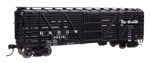 Walthers 41511 HO 40' Wood Stock Car with Dreadnaught ends Denver & Rio Grande Western #36414D