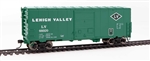 Walthers 45012 HO 40' ACF Modernized Welded Boxcar w/8' Youngstown Door Lehigh Valley #66202
