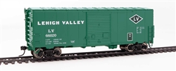 Walthers 45012 HO 40' ACF Modernized Welded Boxcar w/8' Youngstown Door Lehigh Valley #66202