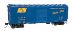 Walthers 45213 HO 40' ACF Welded Boxcar w/8' Youngstown Door Louisville & Nashville #46809