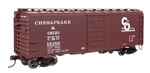 Walthers 45504 HO 40' PS-1 Boxcar Chesapeake & Ohio #15698