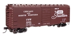 Walthers 45508 HO 40' PS-1 Boxcar Chicago & North Western #6275