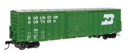 Walthers 91046027 HO 50' ACF Exterior Post Dreadnaught End Plate B Boxcar Burlington Northern #214266