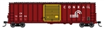 Walthers 91046038 HO 50' ACF Exterior Post Dreadnaught End Plate B Boxcar Conrail #166103