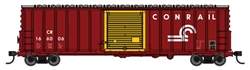 Walthers 91046037 HO 50' ACF Exterior Post Dreadnaught End Plate B Boxcar Conrail #166006