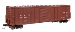 Walthers 91046041 HO 50' ACF Exterior Post Dreadnaught End Plate B Boxcar Grand Trunk Western #517929