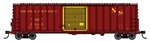 Walthers 91046048 HO 50' ACF Exterior Post Dreadnaught End Plate B Boxcar Norfolk Southern #2247