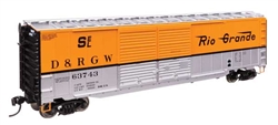 Walthers 46603 HO 50' AAR Improved Double-Door Boxcar Denver & Rio Grande Western #63797