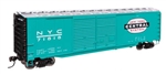 Walthers 46612 HO 50' AAR Improved Double-Door Boxcar New York Central #71845