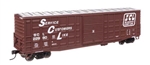 Walthers 91046720 HO 50' Waffle Side Boxcar Seaboard Coast Line #23246 Youngstown Door