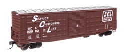 Walthers 91046720 HO 50' Waffle Side Boxcar Seaboard Coast Line #23246 Youngstown Door