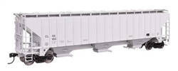 Walthers 91049072 HO 57' Trinity 4750 3-Bay Covered Hopper Cargill Incorporated Salt Division #135