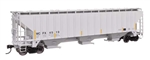 Walthers 91049077 HO 57' Trinity 4750 3-Bay Covered Hopper General Electric Rail Service WCFX #4519