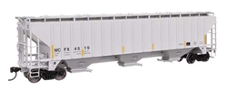 Walthers 91049077 HO 57' Trinity 4750 3-Bay Covered Hopper General Electric Rail Service WCFX #4519