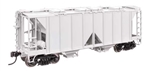 Walthers 49700 HO ACF 1958 Cu Ft Covered Hopper Undecorated