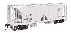 Walthers 49710 HO ACF 1958 Cu Ft Covered Hopper Chicago & North Western #69471