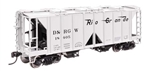 Walthers 49712 HO ACF 1958 Cu Ft Covered Hopper Denver & Rio Grande Western #18412