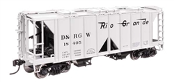 Walthers 49712 HO ACF 1958 Cu Ft Covered Hopper Denver & Rio Grande Western #18412