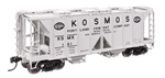 Walthers 49720 HO ACF 1958 Cu Ft Covered Hopper Kosmos Cement KSMX #101