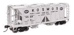 Walthers 49720 HO ACF 1958 Cu Ft Covered Hopper Kosmos Cement KSMX #101