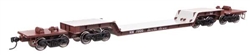 Walthers 50232 HO 81' 8-Axle Depressed Center Flatcar Norfolk & Western #70101