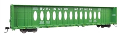 Walthers 50734 HO 72' Centerbeam Flatcar w/Opera Windows Burlington Northern #624475