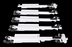 Walthers 5261 HO 263' Five-Unit All-Purpose 48' Spine Car Santa Fe #298943