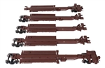 Walthers 5265 HO 263' Five-Unit All-Purpose 48' Spine Car Conrail #790050