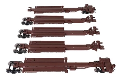 Walthers 5265 HO 263' Five-Unit All-Purpose 48' Spine Car Conrail #790050