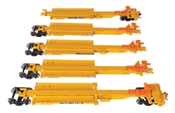 Walthers 5268 HO 263' Five-Unit All-Purpose 48' Spine Car TTX #79736