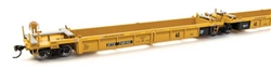 Walthers 55669 HO Thrall 5-Unit Rebuilt 40' Well Car TTX DTTX #748228 Small Red TTX Logo