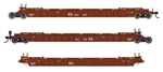 Walthers 55825 HO NSC Articulated 3-Unit 53' Well CarSanta Fe Leasing Co. SFLC #9363