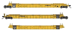Walthers 55830 HO NSC Articulated 3-Unit 53' Well CarTTX #786993