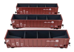 Walthers 55915 HO 50' Bethgon Coalporter Gondola 3-Pack Conrail #504250 #505294 #505437