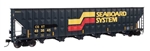 Walthers 56374 HO 73' Greenville 7,000 Cubic Foot Wood Chip Hopper CSX #433545 Patched Seaboard System SBD