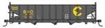 Walthers 56701 HO 70-Ton AAR 3-Bay Open Hopper Baltimore & Ohio #73133