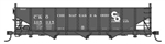 Walthers 56711 HO 70-Ton AAR 3-Bay Open Hopper Chesapeake & Ohio #105198