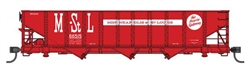 Walthers 56716 HO 70-Ton AAR 3-Bay Open Hopper Minneapolis & St. Louis #66988