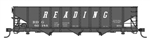 Walthers 56728 HO 70-Ton AAR 3-Bay Open Hopper Reading #60455