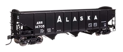 Walthers 56735 HO 70-Ton AAR 3-Bay Open Hopper Alaska #14737